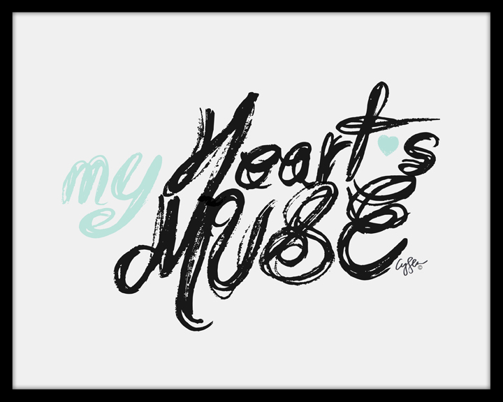 My Heart's Muse print