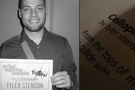 Tyler Stenson Portland Songwriter of the Year