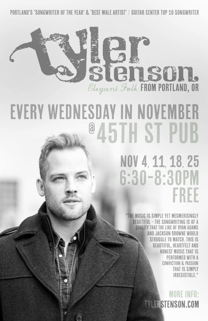 Tyler Stenson at 45th Street Pub & Grill