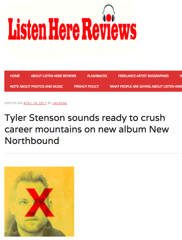 Tyler Stenson on Listen Here Reviews