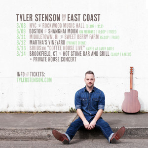 Tyler Stenson East Coast tour