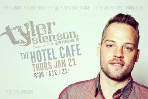 Tyler Stenson at the Hotel Cafe