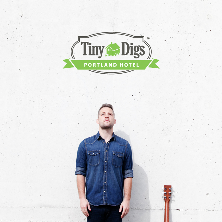 Tyler Stenson at Tiny Digs Hotel